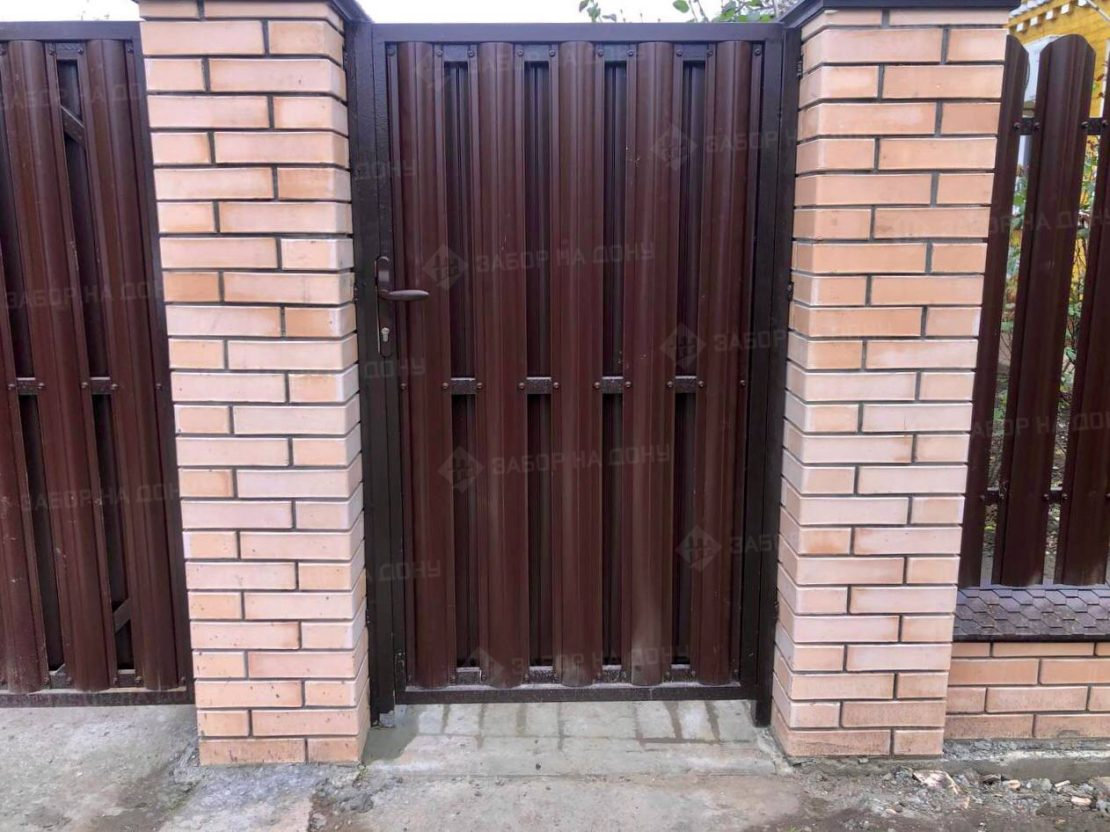 Калитка из евроштакетника  в Новошахтинске